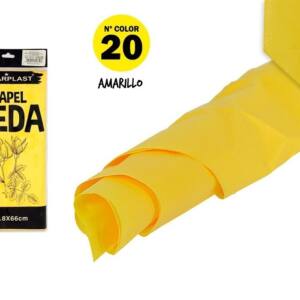 Papel seda 508x660mm 10Hojas amarillo