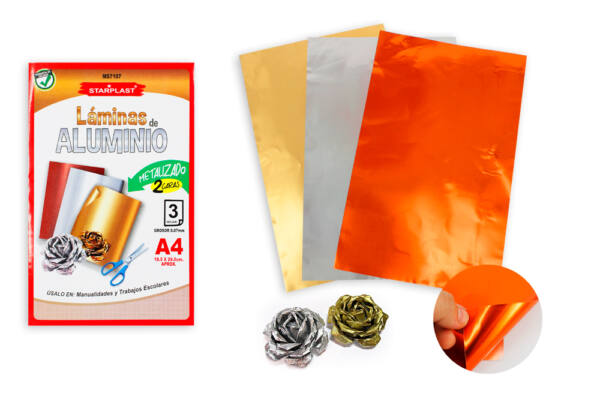 Láminas de aluminio A4 3U