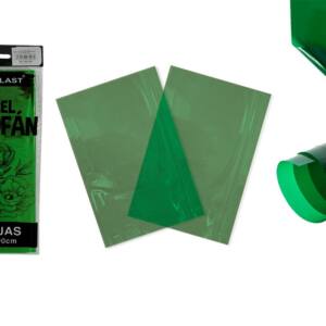 Papel celofán 625x1000mm 2U verde oscuro