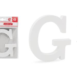 Letra de madera G 11cm