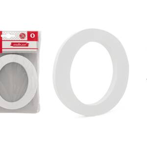 Letra de madera blanca O 11cm