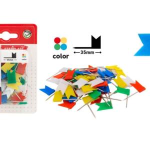 Chincheta forma bandera colores 60U