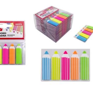 Marcapáginas con forma de lápiz