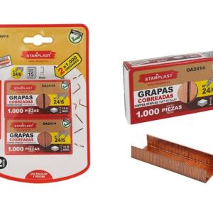 Grapas cobreadas N24/6 2000U
