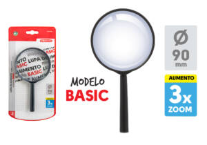 Lupa 90mm 3x modelo Basic