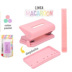 Perforadora 2 agujeros colores pastel