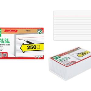 Fichas cartulinas líneas N2 75x125H 250U