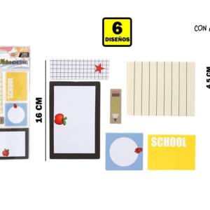 Set notas adhesivas diseño school