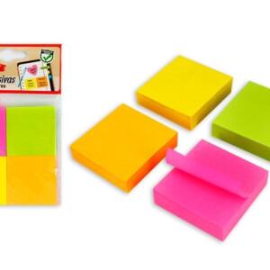 Notas adhesivas 38x38mm 100H 4U