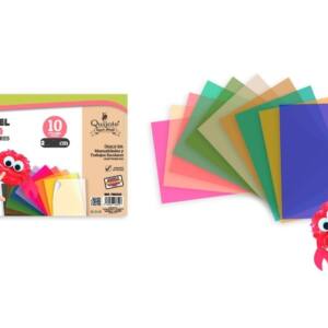 Bloc papel seda colores 24x32cm 10U