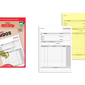 Talonario pedidos dos copias A5 25U