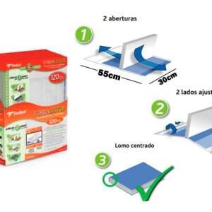 Forro libros ajustable Sadipal 30x55cm 120micras