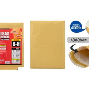 Sobre Acolchado Burbujas 370x290mm Cierre Adhesivo