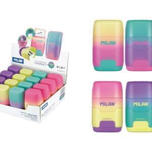 Sacapuntas Goma de Borrar Afilaborra Compact Sunset