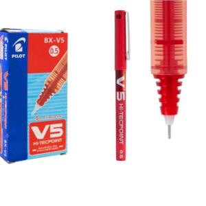 Bolígrafo Pilot V5 rojo