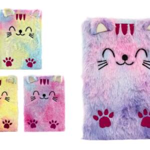Libreta Peluche Gatito Feliz A5 80 Hojas Puntos 80gr/m2