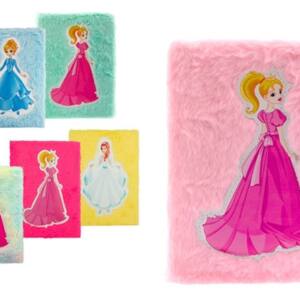 Libreta Peluche Princesas A5 80 Hojas Puntos 80gr/m2