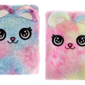Libreta Peluche Osito Ojos Redondos A5 80 Hojas Puntos 80gr/m2