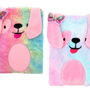 Libreta Peluche Perro Orejas Mariposa A5 80 Hojas Puntos 80gr/m2