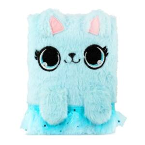 Libreta Peluche Conejito Azul Falda A5 80 Hojas Puntos 80gr/m2