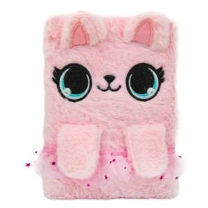 Libreta Peluche Conejito Rosa Claro Falda A5 80 Hojas Puntos 80gr/m2