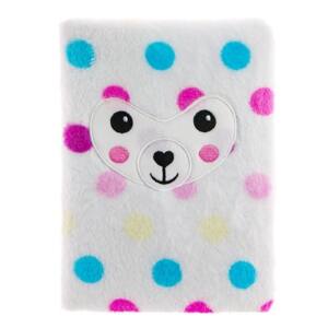 Libreta Peluche Oso Lunares A5 80 Hojas Puntos 80gr/m2