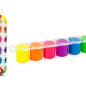 Set 6 Botes de Témpera 25ml Colores Flúor