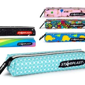 Estuche Fino Rectangular Tela 1 Cremallera Diseños Modernos