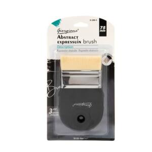 Cepillo brocha o pincel 75mm para pintura acrílica