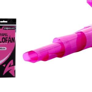 Papel Celofán Fucsia 2 Hojas 62.5x100cm