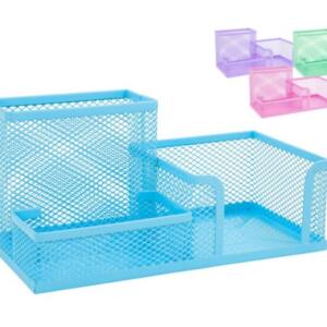 Organizador Metálico Colores Pastel para escritorio 20x10x10cm