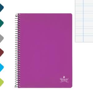Cuaderno Espiral A5 80H 60g/m2 Pauta 3,5 Tapa Cartón