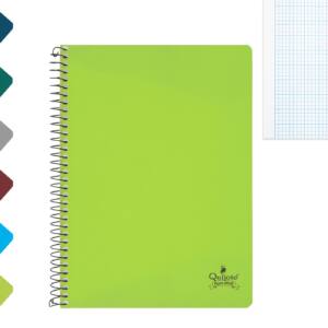 Cuaderno espiral A5 80H 60g/m2 pauta 46 tapa normal