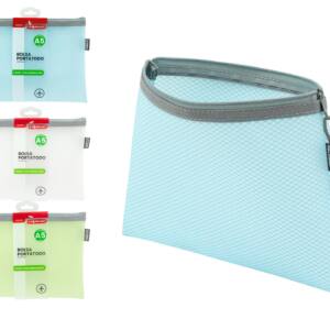 Bolsa portatodo con cremallera tamaño A5