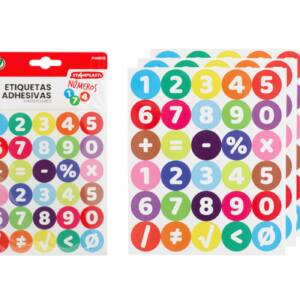 Etiquetas Adhesivas Diseño Números 90 Pegatinas Recompensa