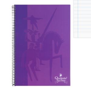 Cuaderno Espiral Folio 80Hojas 90g/m2 Pauta 2.5 Tapa Dura