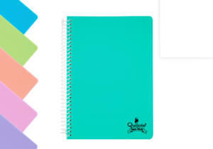 Cuaderno espiral flexible A5 80H 90g/m2 liso tapa plástico