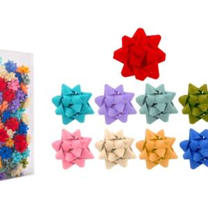 80 Moños 5x5cm para Envolver Regalos Colores Surtidos