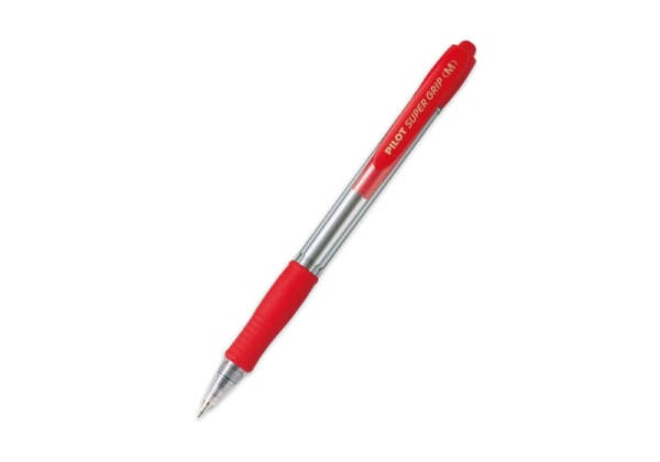 Pilot Super Grip 0.4mm rojo