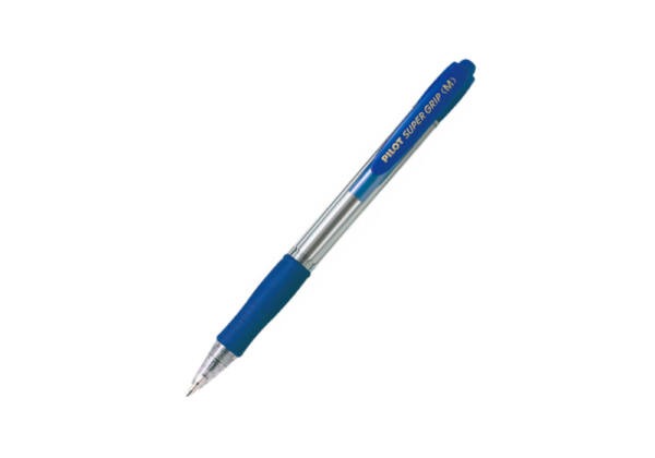 Pilot Super Grip Retráctil 1.0mm azul