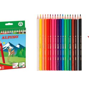 Lápices de colores Alpino 18U