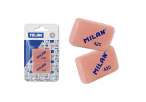 2 Gomas de Borrar Milan 420 Rosa