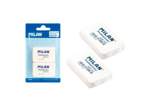 2 Gomas de Borrar Milan Soft 412
