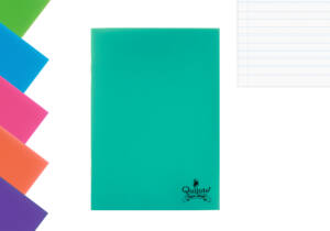 Cuaderno Grapado Tamaño A5 48H 60g Pauta 2.5 Tapa Plástico