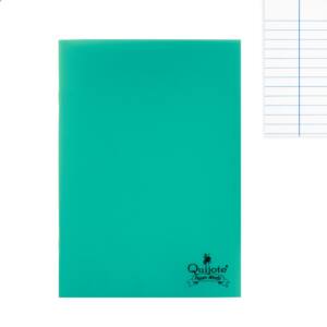 Cuadernos Grapados Tamaño A5 48H 60g Rayas Horizontales Tapa Plástico