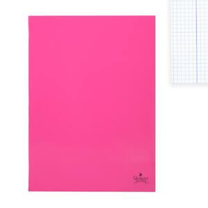 Cuaderno Grapado Tamaño Folio 48H 60g Cuadros 4x4mm Tapa Plástico