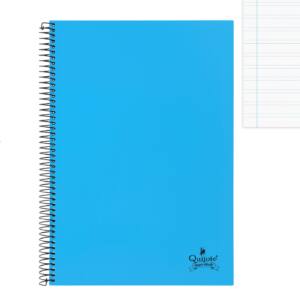 Cuaderno espiral Folio A4 80H 90g/m2 pauta 3.5 tapa forrada