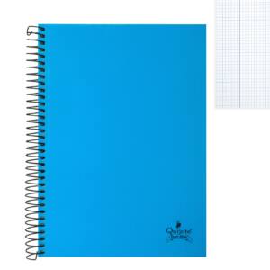 Cuaderno Tapa Forrada A5 80H 90gr/m2 Cuadros 3x3mm