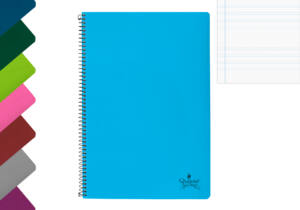 Cuaderno A4 80H 60gr/m2 Pauta 3.5mm Tapa Blanda