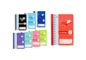 Cuaderno infantil A5 40H 70g/m2 cuadro via 3x3mm